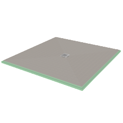 Presloped 48" x 48" Shower Pan