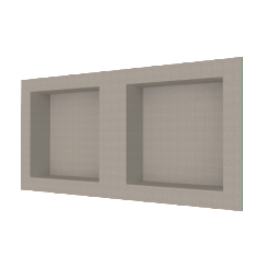 32" x 16" Recessed Double Wide Shower Niche